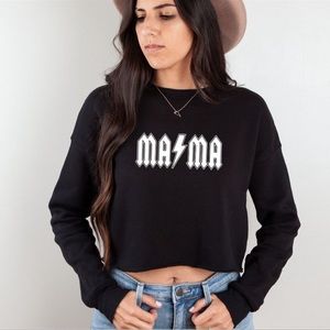 Mama Cropped Sweatshirt -